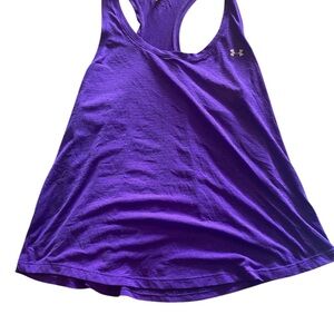 Under Armour Relaxed Purple Sleeveless Tank Top